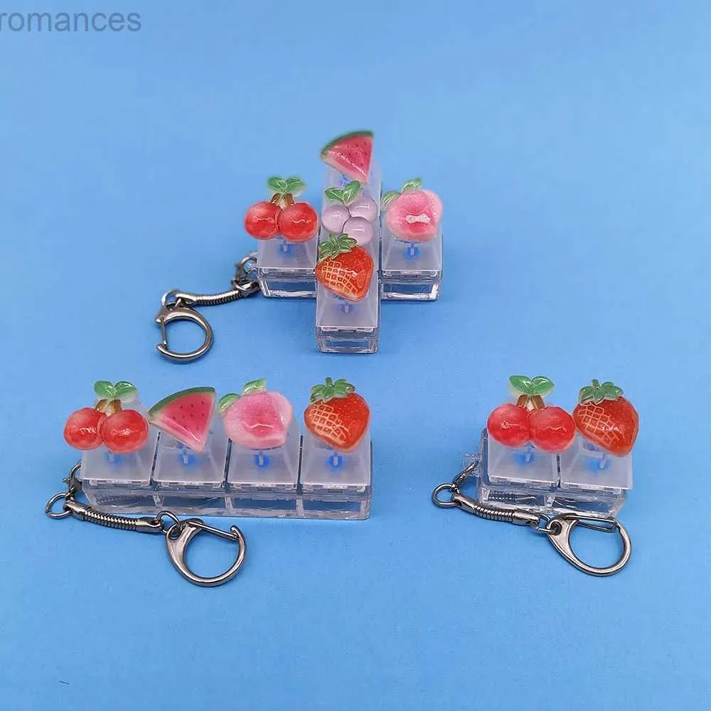 Decompressione Toy KeyCap Keychain Mobile Pendante Fruit Fruit Kawaii dito di punta DECOMPRESSIONE NOVITÀ POP POP VALEGNE GIOCHI RAGGIATO D240424