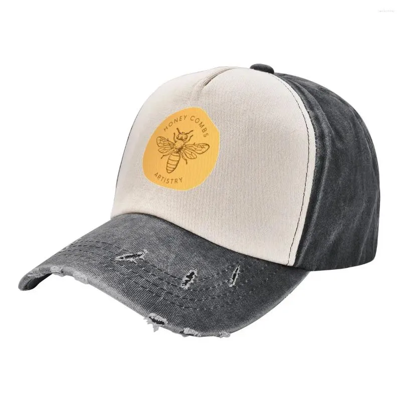 Ball Caps Honey Combs ArtistryCap Baseball Cap Hat Sunscreen Kids For Man Women's