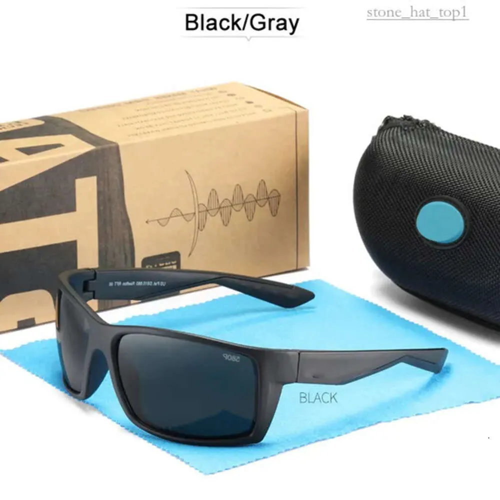 Luxe designer zonnebril costas zonnebril voor mannen TR90 frame UV400 lens sport rijden vissen mode 580p gepolariseerde bril 3039