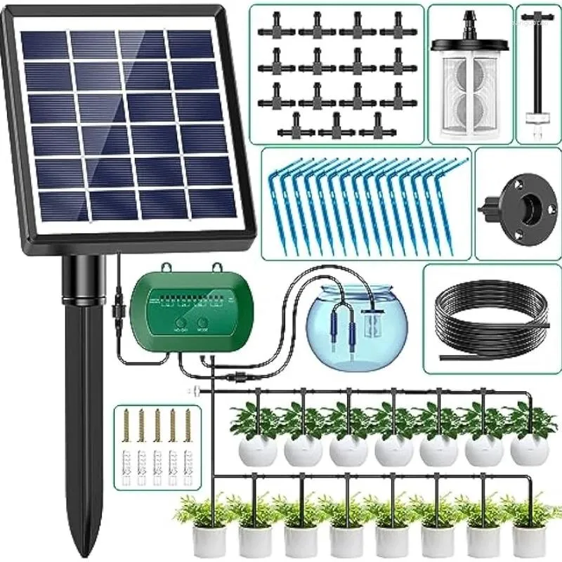 Décorations de jardin 2024 Dernier kit d'irrigation goutte à goutte pour plantes en pot.