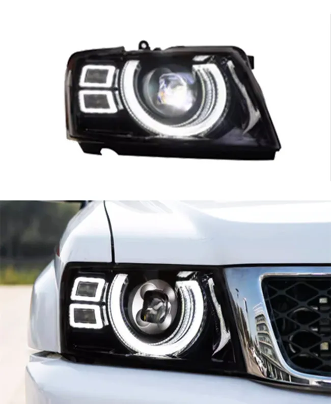 Lampada di marcia diurna a LED per Nissan Patrol Y61 2005-2022 Torn Signal High Light Projector Lens