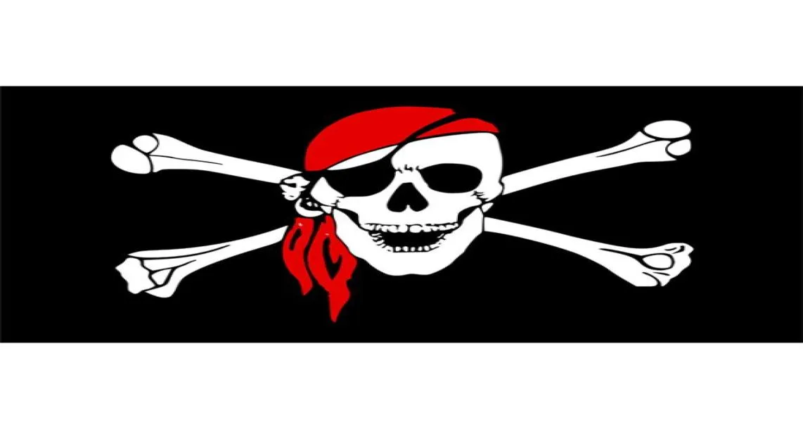 90x150cm 3x5 Pirate Skull Bones Flag 100D Polyester Digital Printed All Countries Accept Any Design Any Logo9137260
