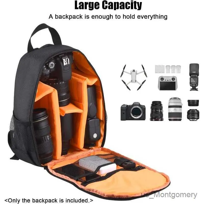 Camera bag accessories Small Camera Backpack Outdoor Camera Bag Water-resistant Shock-proof Camera Case Replacement for /SLR/Mirrorless Cameras