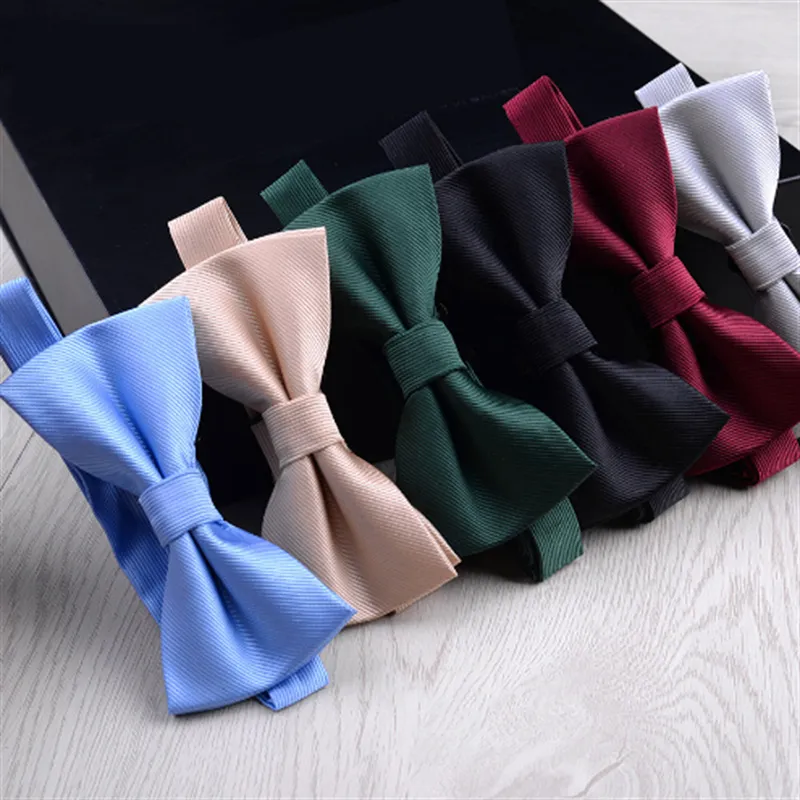 Solid Color Justerbara Bow Ties Shirts Decor Wedding Party Club Fashion Accessories for Men Women Adult