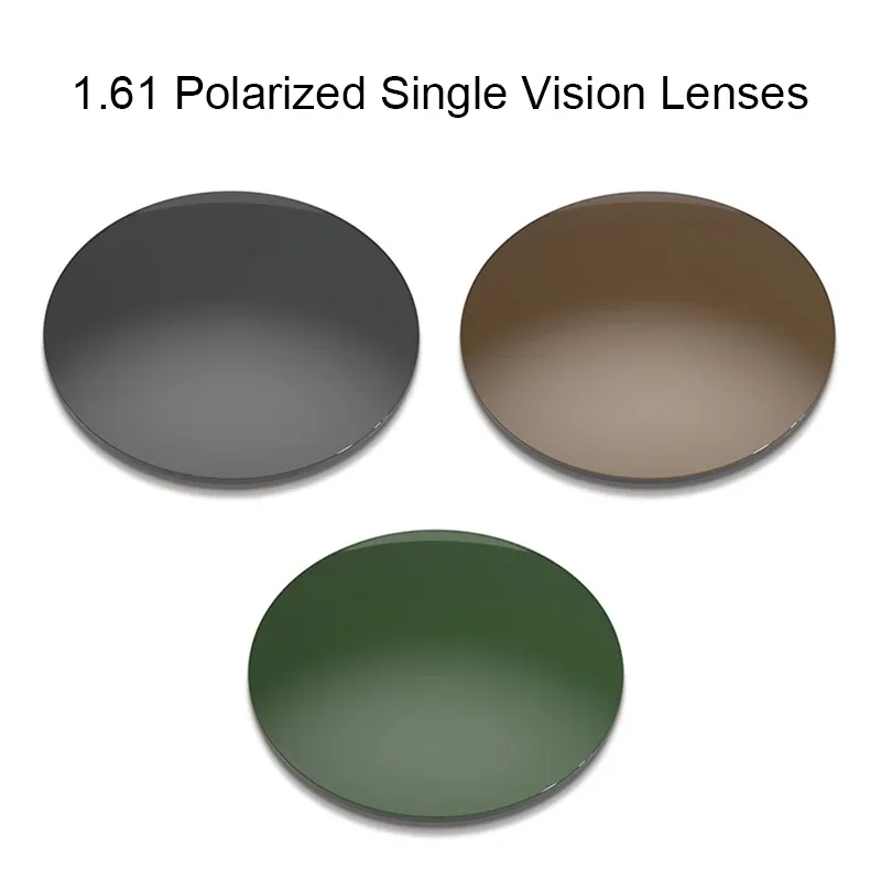 Filtres 1.61 CR39 Loyaux optiques de prescription polarisés pour conduite UV400 Antiglare Polarize Lens One Vision Lens pour les nuances