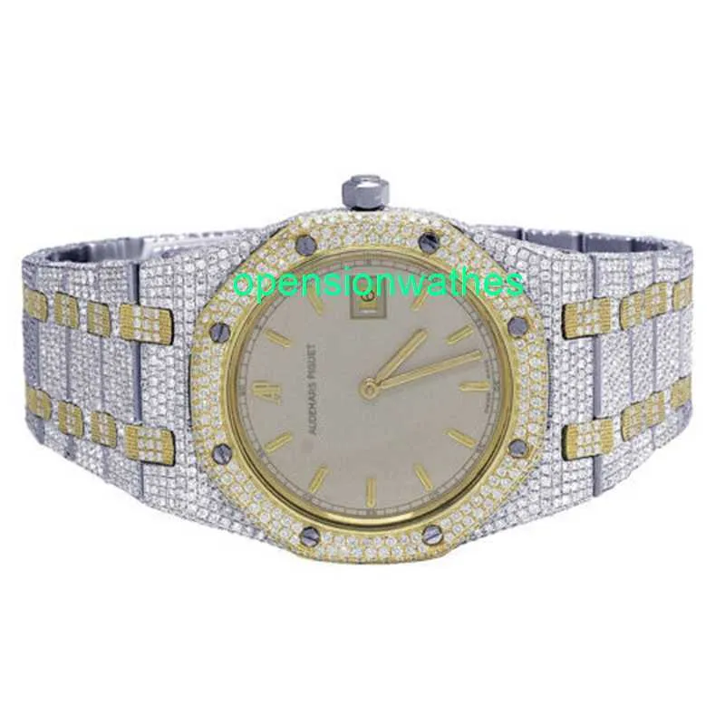 AP Luxury Watches Men's Automatic Watch Ladies Audemar Pigue Royal Oak 33 mm 18k / acier Two Tone Diamond Watch Fncc