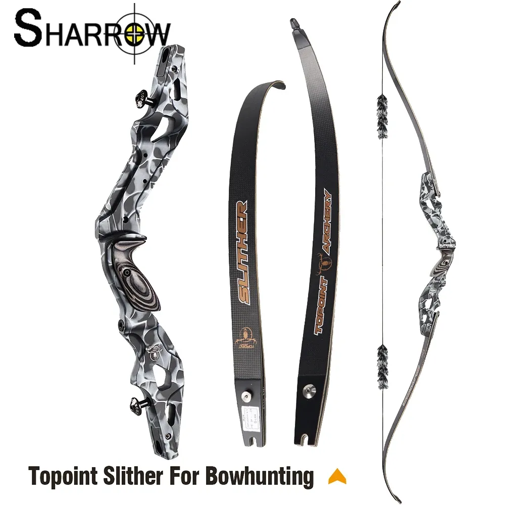 Darts Topoint 58inch 60inch 62inch ILF Bow Recurve Take Down Bow 3055lbs Right Hand Bow For Outdoor Sports Shooting Hunting Game
