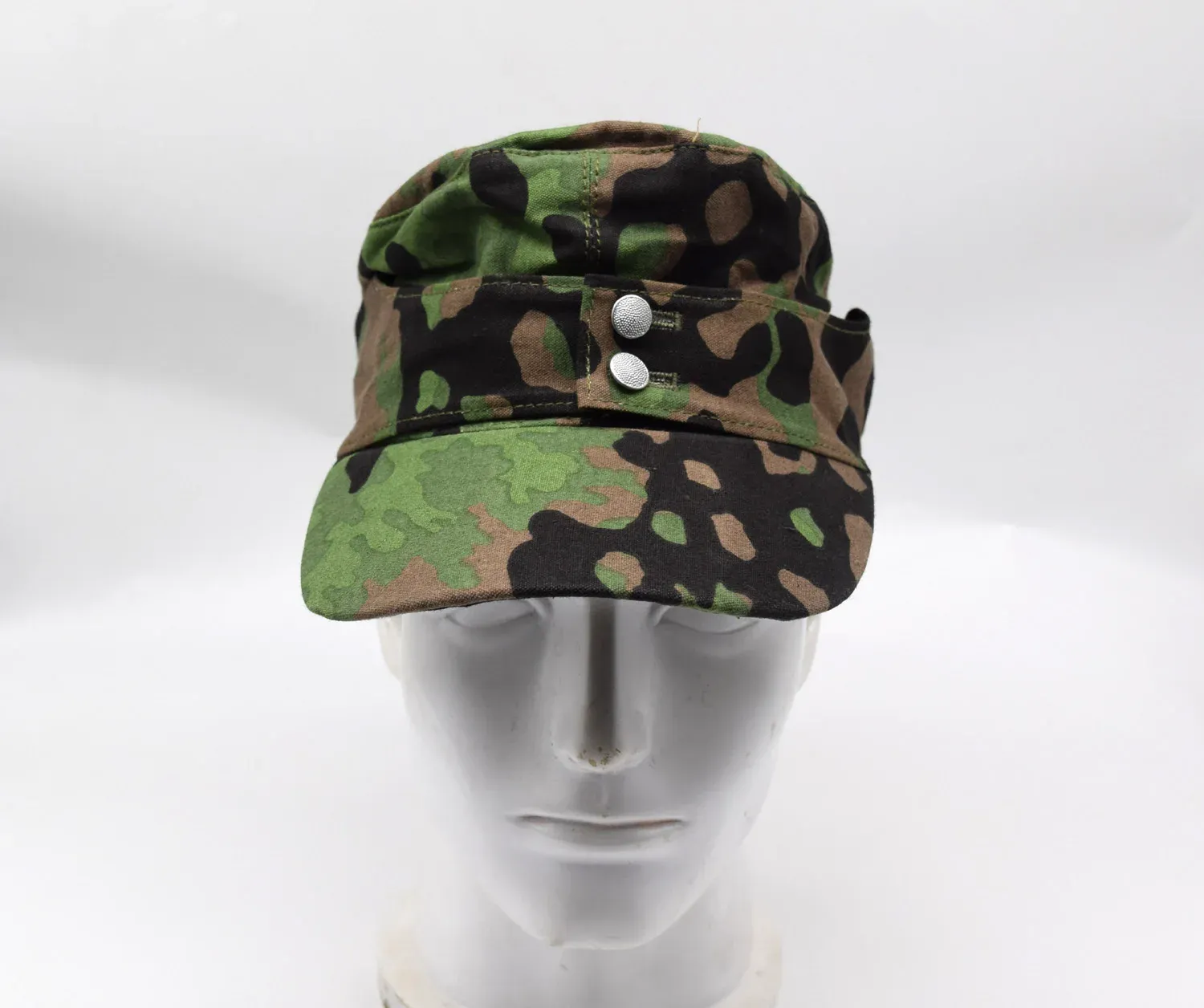 CAPS Militärkriget Reenactments Replica WWII WW2 German Army Camo Cap Camouflage Hat Spring Plane Tree Color