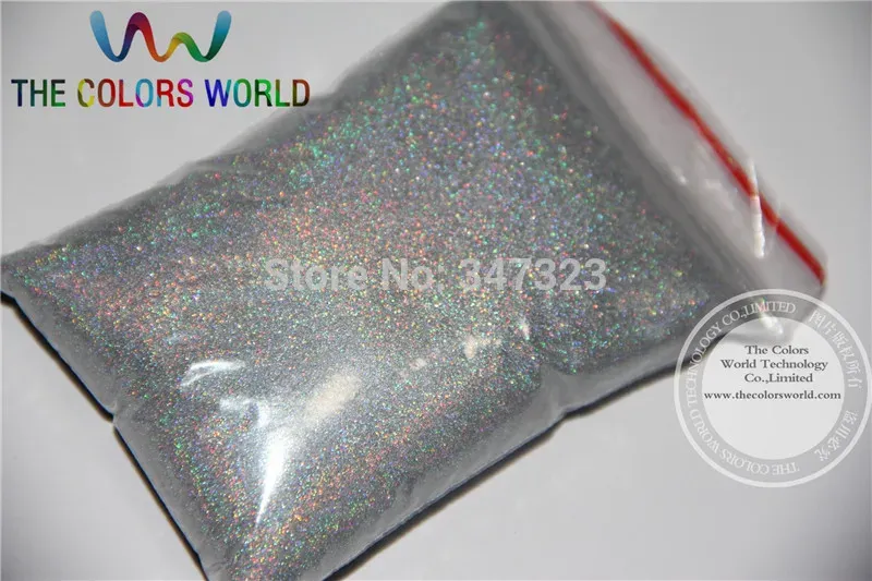 Glitter TCA100 0.05mm 002 Lazer Gümüş Renkli Toz Tırnak, Dövme Sanat Dekorasyonu Ücretsiz Gemi Toptan DIY Toz