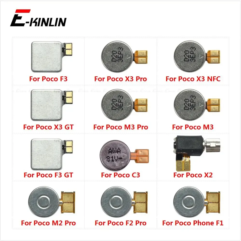 Cables Vibrator Module Motor Vibration Ribbon Flex Cable For XiaoMi PocoPhone Poco C3 X2 X3 NFC M2 M3 F3 GT F2 Pro F1