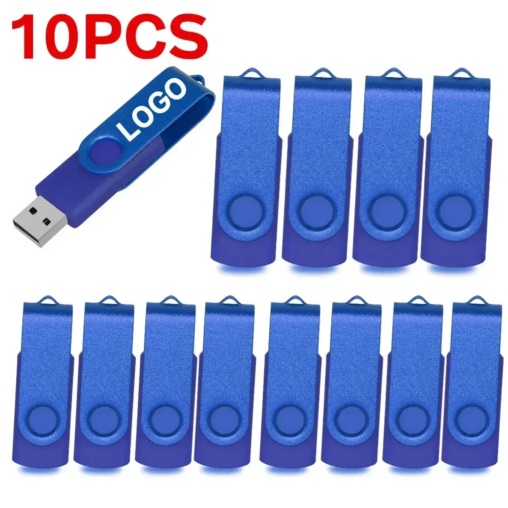 ドライブ10pcs/lot 2.0 USBフラッシュペンドライブメタル +プラスチックカラーUSBスティック64GB 128GB 4GB 8GB 16GB 32GB USBペンドライブカスタムロゴ無料