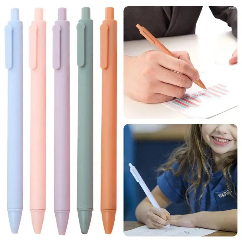 Macaron Color Press Neutral Pen étudiants papeterie Ballpoint Point Bounce Bounce X1I1