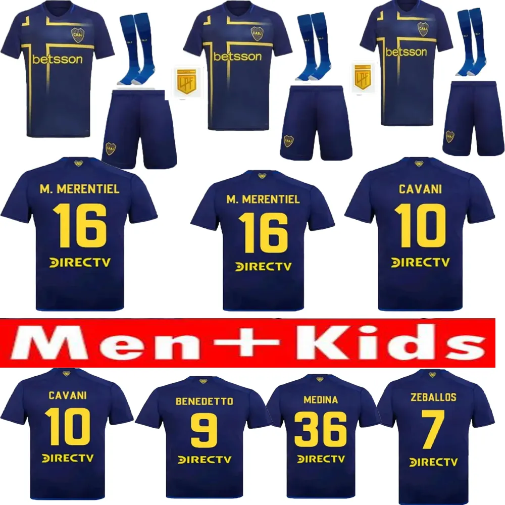 2024 2025 Boca Juniors Top quality soccer Jerseys 24 25 Men kids kit MARADONA ROMERO CAVANI BENEDETTO LUCAS JANSON MEDINA MEDINA football shirt Fans version uniform