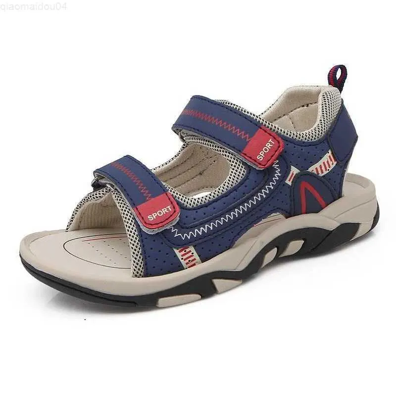 Slipper 2019 Sommer Kinderschuhe Marke geschlossener Kleinkind Jungen Sandalen orthopädische Sport PU Leder Baby Jungen Sandalen Schuhesl2404