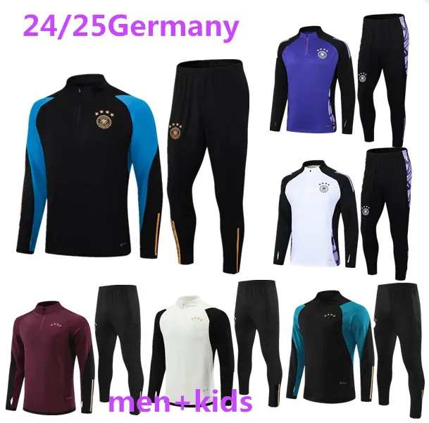 2024 2025 Germany tracksuit soccer jersey KROOS GNABRY WERNER DRAXLER REUS MULLER GOTZE football shirt 23/24 germany world training suit cup Men kids kit sportswear