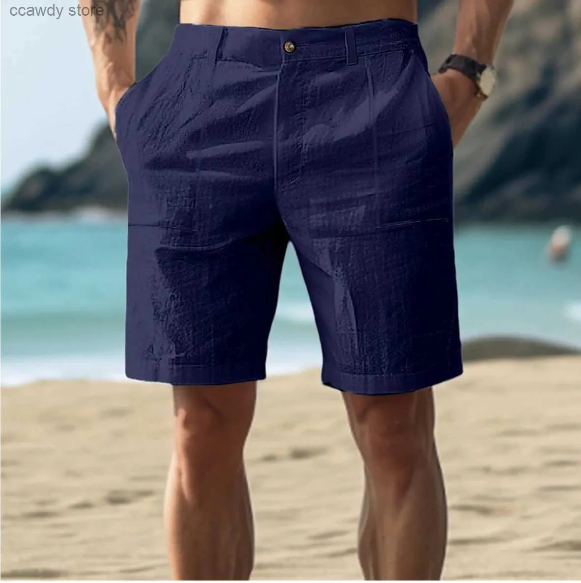 Mäns shorts 2024 Summer Mens Cotton and HP Fashion Trends H240424