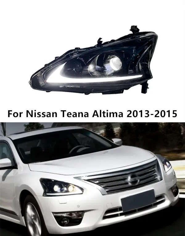 Luce della testa per Nissan Teana Altima LED Feele durante il giorno 2013-2015 Volta Segnale Doppia Lampada Doppia Lampa