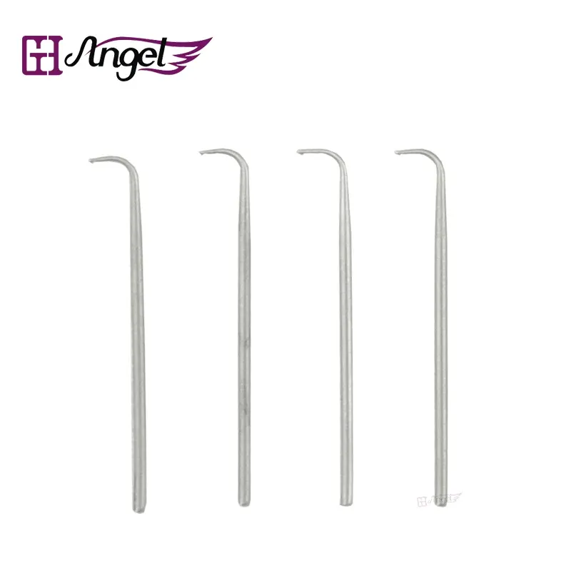 Needles Angels 12pcs Mix 4 Size Ventilating Needles(11,12,23,34) Making Hair Weft Front Lace Wigs Repair Toupee Hairpiece DIY Tools