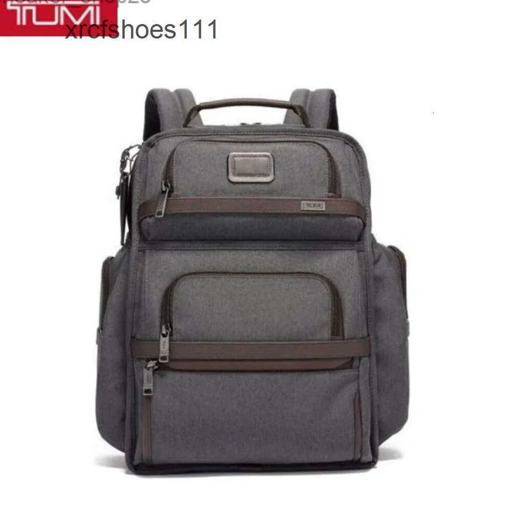 Herren Casual Back 2603578 Reise -Rucksack Tummii Tasche Tummii Pack Mens Computer Business wasserdichte Designer Ballistische Nylon Srxt