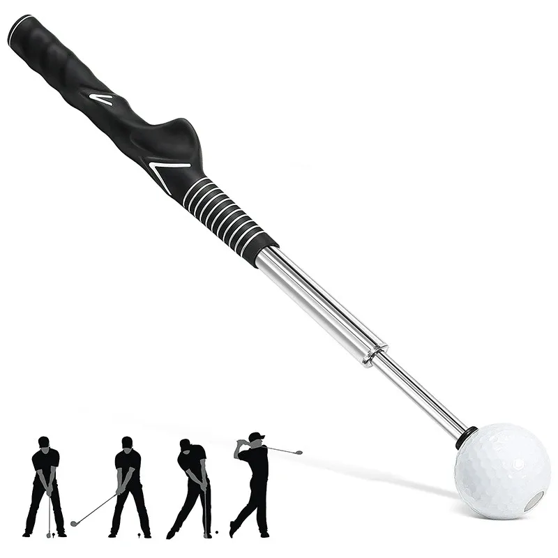 Aids Golf Swing practice Stick Telescopic Golf Swing Trainer Aids Stick Posture Corrector practice Golf Exercise Golf Putting Stick