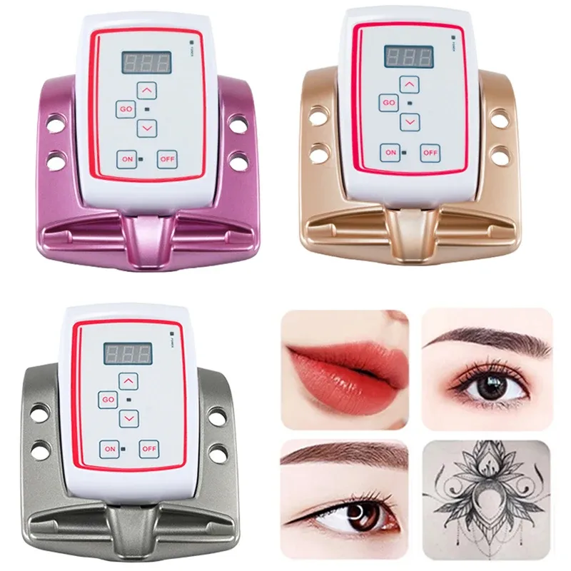 Machines roteren tattoo machine professionele permanente make -up digitale PMU -pen voor microblading wenkbrauw liplijn MT's met cartridge naald