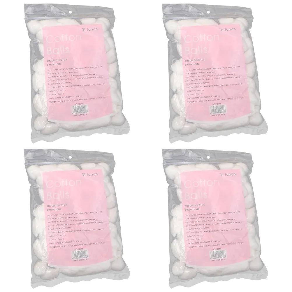 Swabs 400 Pcs Makeup Remover Absorbent Cotton Balls Accessories Medical Supplies Wound Care First Aid Tattoos Shop Salon
