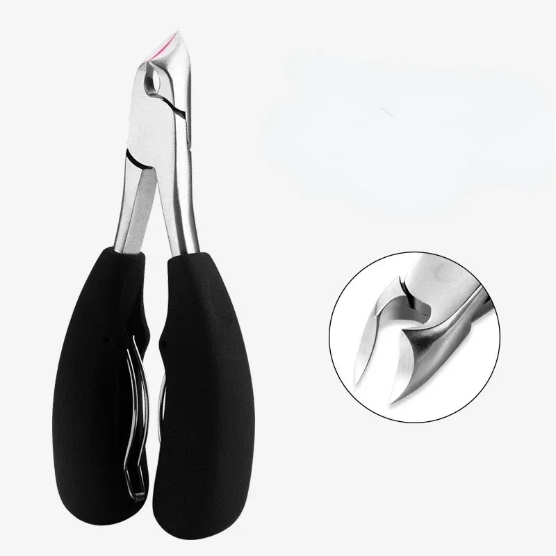 Toe Nail Clippers Remove Dead Skin Nail Correction Nippers Ingrown Toenail Cuticle Scissor Edge Cutter Thick Pedicure Care Tool