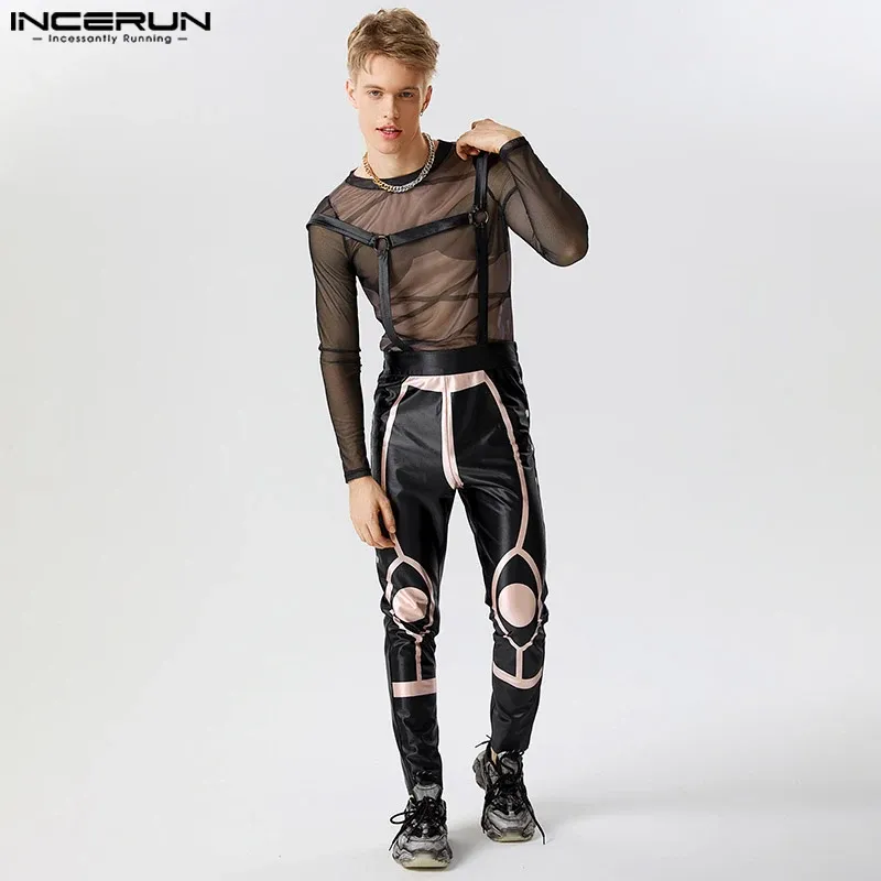 Macacão moda estilo casual masculina bodysneun