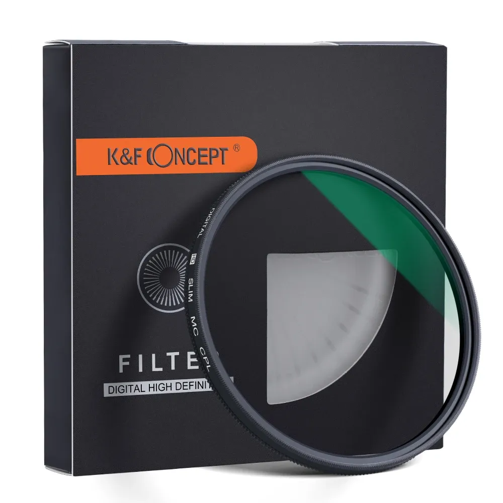 Фильтры K F Концепт CPL Filter 49/52/58/62/67/72/77/82 мм Ultra Slim Optic