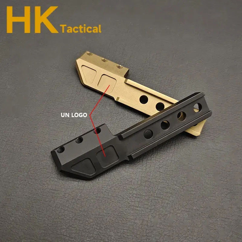 Aksesuarlar taktik el feneri un montaj tarafı uzatma braketi fit airsoft silah izci ışıkları aydınlatma adaptör tabanı 20mm picatinny ray