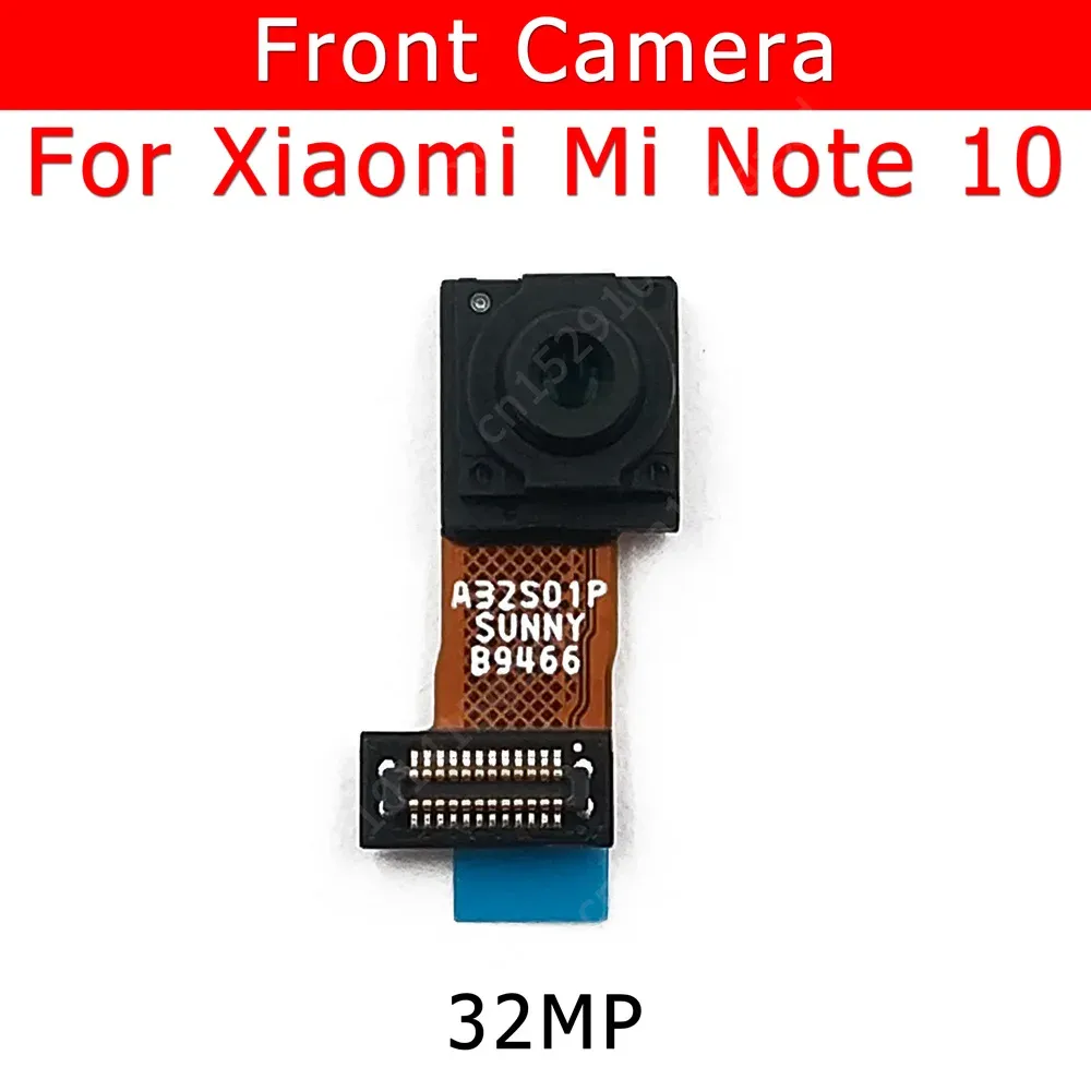 الوحدات النمطية الكاميرا الأمامية الأصلية لـ Xiaomi Mi Note 10 Note10 Frontal Small Camera Module Accessories Prackors Prape Parts