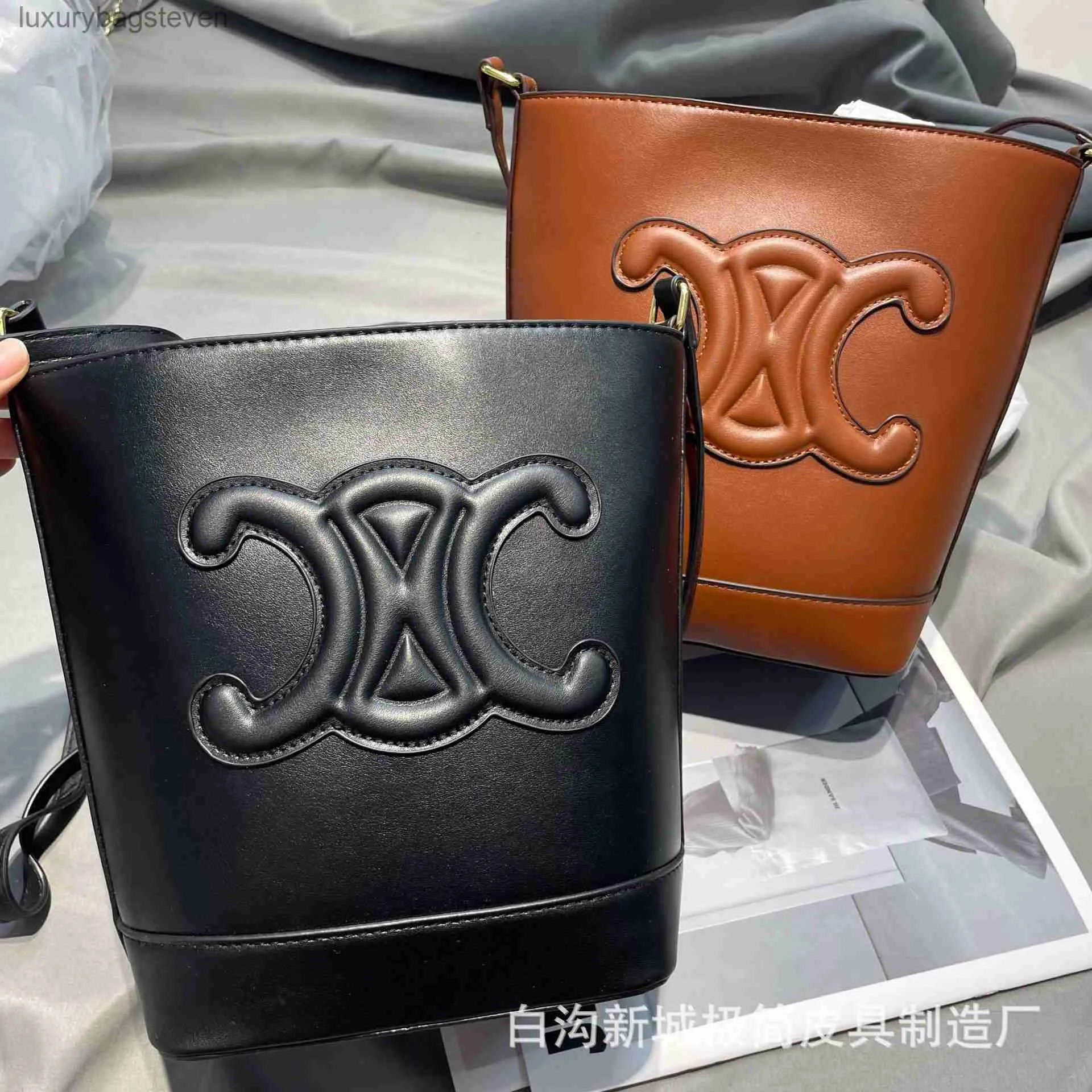 Modische Cellin Designer -Taschen für Frauen Vintage Eimer Bag Einkaufstasche Beliebte Schulter -Cross -Body -Tasche Damenhandtaschen mit originalem Logo