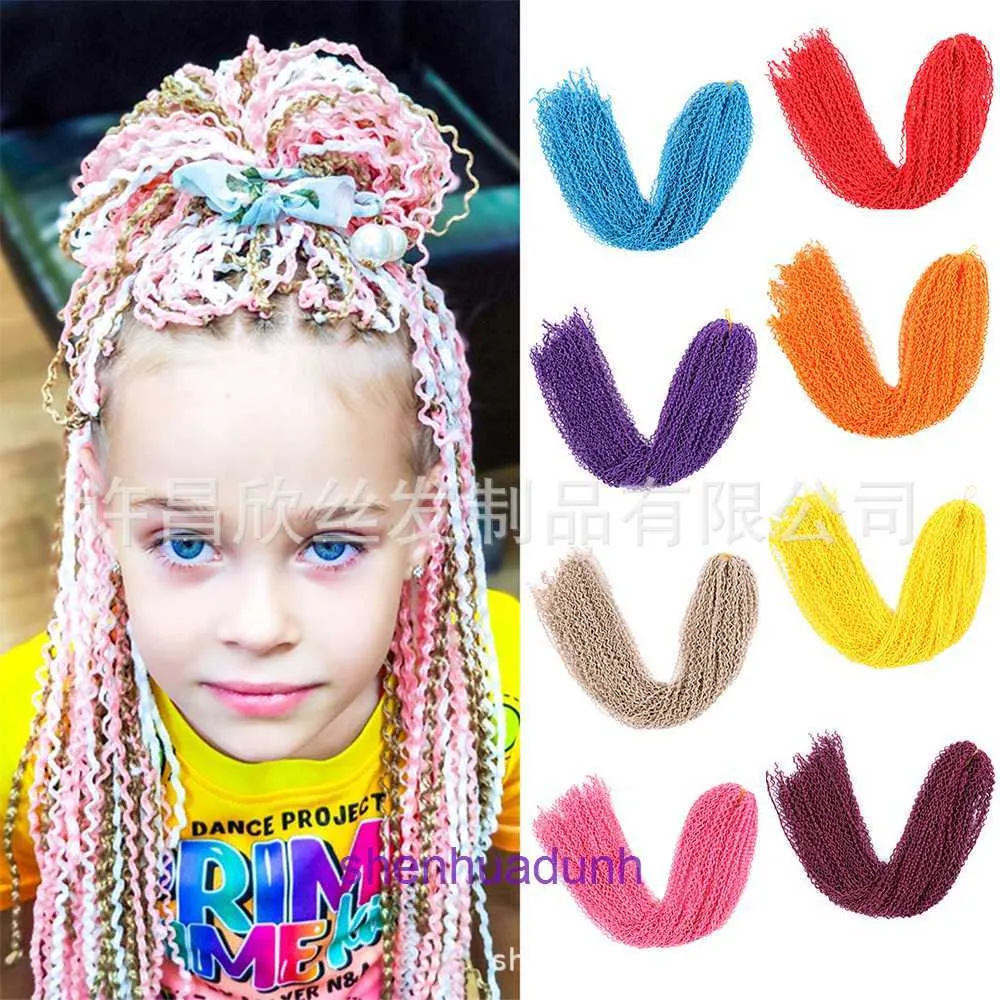 Niska cena Kobiet Peruki Hair Store internetowe Non Wig Crochet Box Braids Syntetyczne włókno Zizi wytłaczane trzy pasmowe szydełkowe szydełko