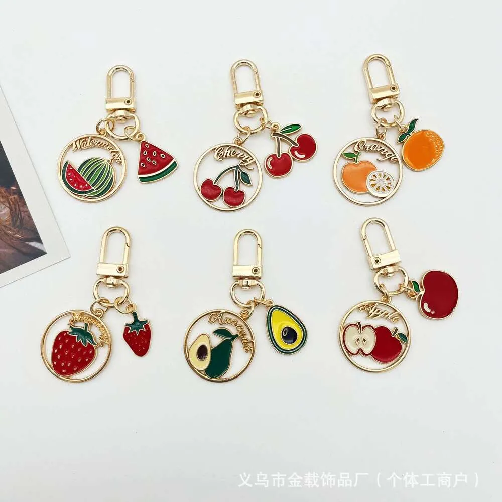 Summer Fruit Keychain: Cherry, Watermelon, Avocado Bag Charm - Premium ...