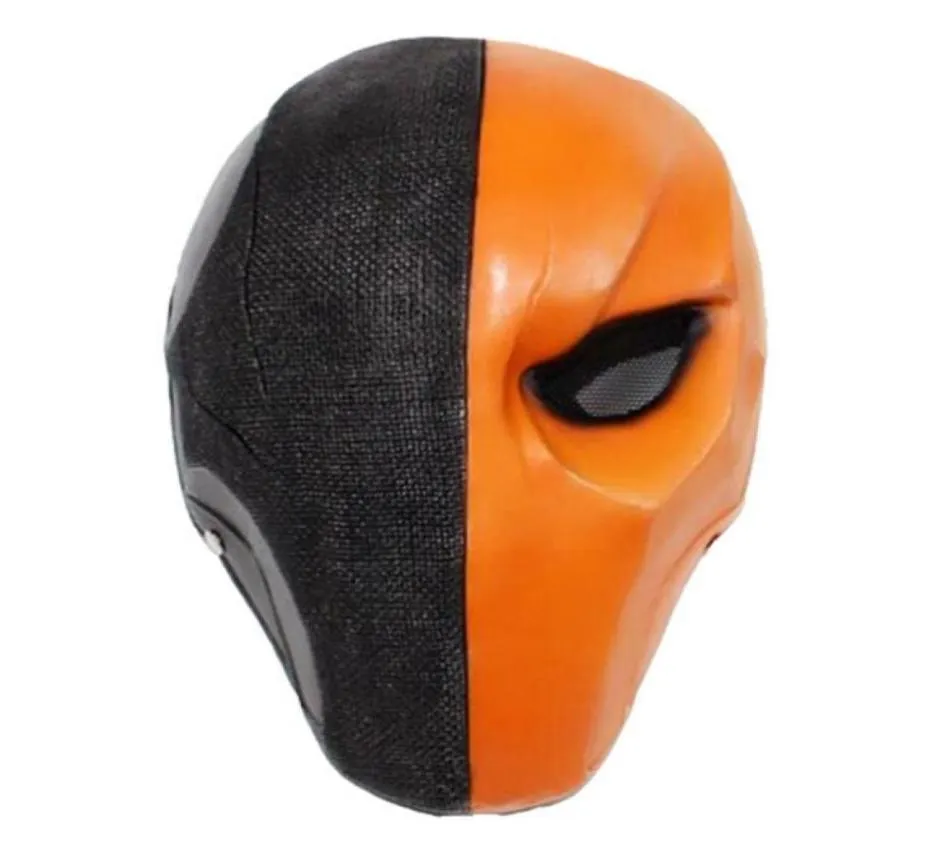 Halloween Arrow Season Deathstroke Masks Full Face Masquerade Deathstroke Cosplay Cosplay Costume Props Terminator Resin Death Knell Mask 2034234