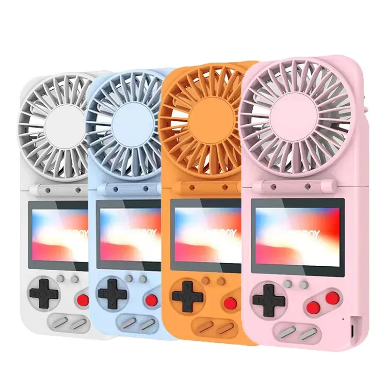 Giocatori regolabili Highquality 500 in 1 Gameboy di combattimento online portatile con mini fan leggero gameboy rapida risposta per il regalo per bambini