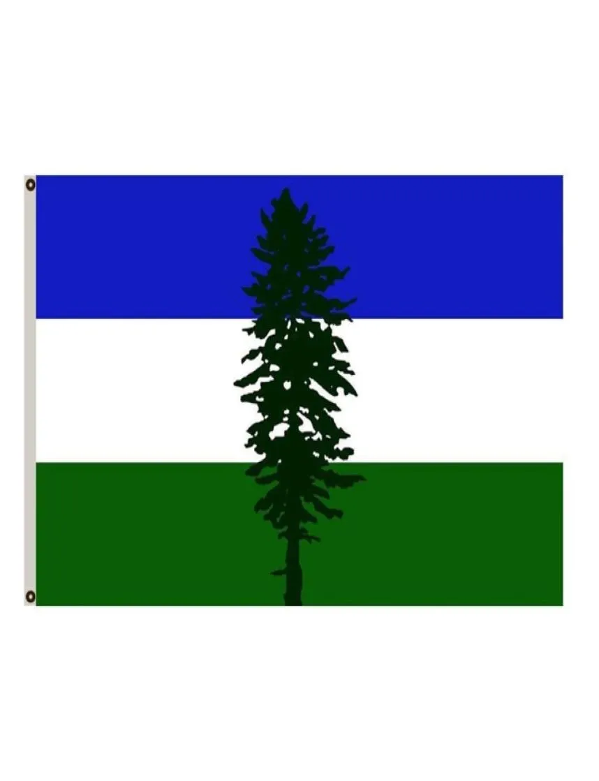 Movimento da Independência Cascadia Bands Banners 3x5ft 100d Polyester Design 150x90cm cor vívida rápida com dois bronze gro3540598
