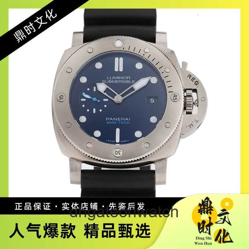 High End Designer Watches for Peneraa Up Series Precision Steel Automatic Mechanical Mens Watch PAM00692 Original 1: 1 med riktig logotyp och låda