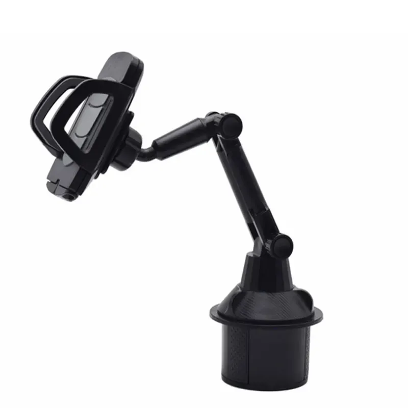 Stands Car Cup Holder Phone Mount Justerable Cup Holder mobiltelefonhållare för smartphone iPhone Samsung Huawei Xiaomi Car Holder