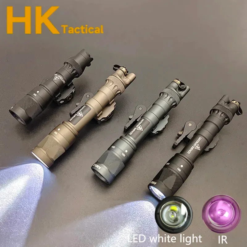 Lights Tactical Arme Light M600 M622V M323V IR LLLUMINATEUR ET LED LED LED LED LED AVEC LA BASE DE RAUTS DE BASE RAPIDE RAL