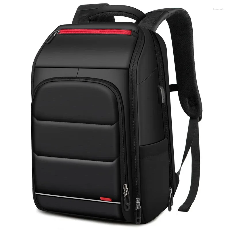 Sac à dos Men de 16 pouces ordinateur portable sac à dos USB facturé un sac de voyage masculin à grande capacité