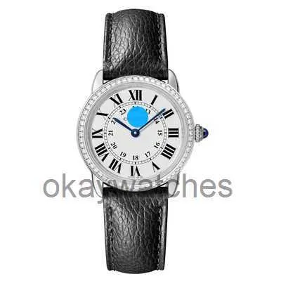 Kies werken Automatisch horloges Carter London Solo Collection Fine Steel Achter Set Watch Quartz Womens WSRN0019