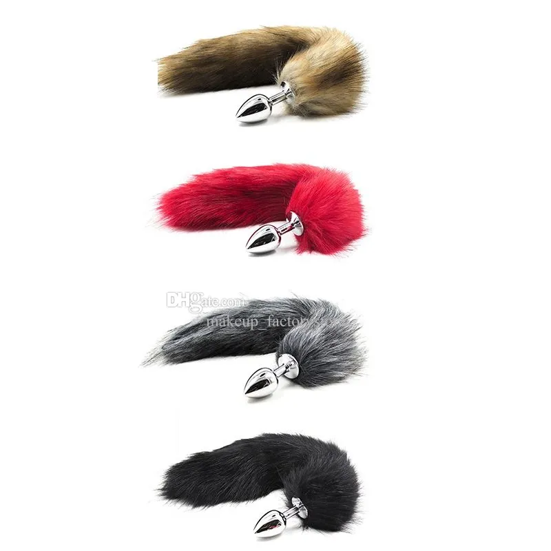 Stainless Steel Cat Tail Plug for Couples - Adult...