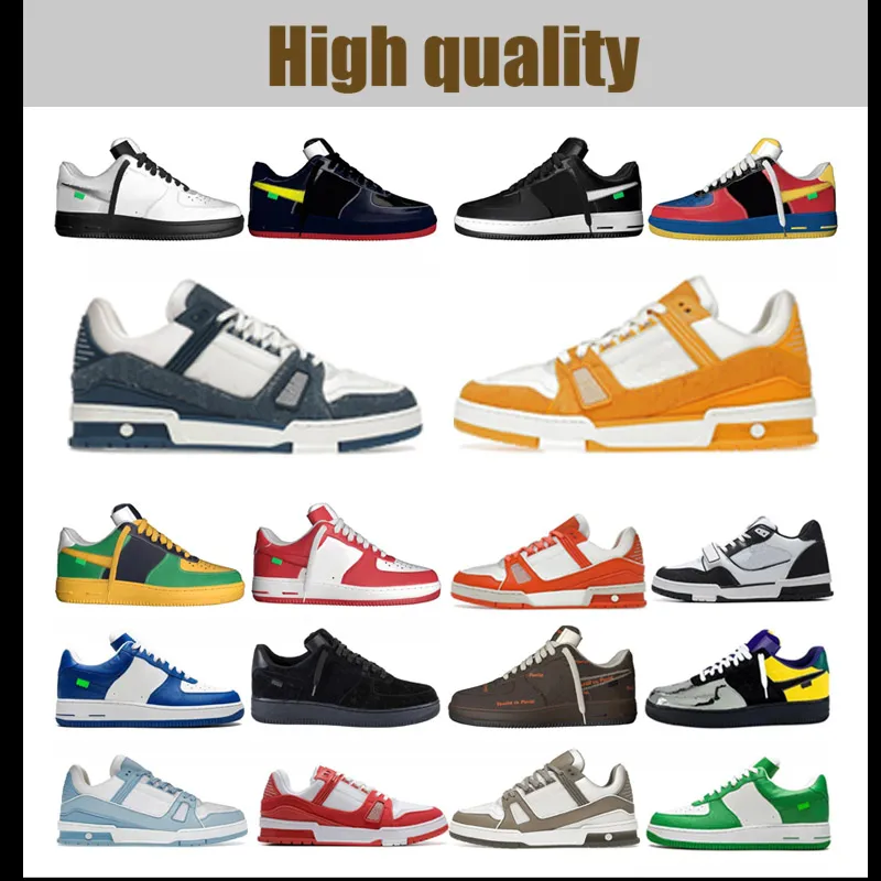 Män kvinnor sneakers designer löparskor avslappnad sneaker plattform herr sport tränare populära fashionabla träning unisex lyxkvalitet avslappnad