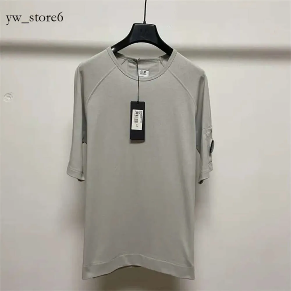 Cp Companys T Shirt Designer Mens Tshirts Summer New Cp T Shirt Solid Relaxed Loose O Neck Cotton Short Sleeve One Lens T Shirts Cp Companys Youth Student 2869