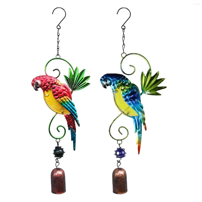 Decoratieve beeldjes Parrot Wind Chime Home Oor ornament binnen- en buitenherdenkingsklimmen voor tuingratiotecoratie ophangen