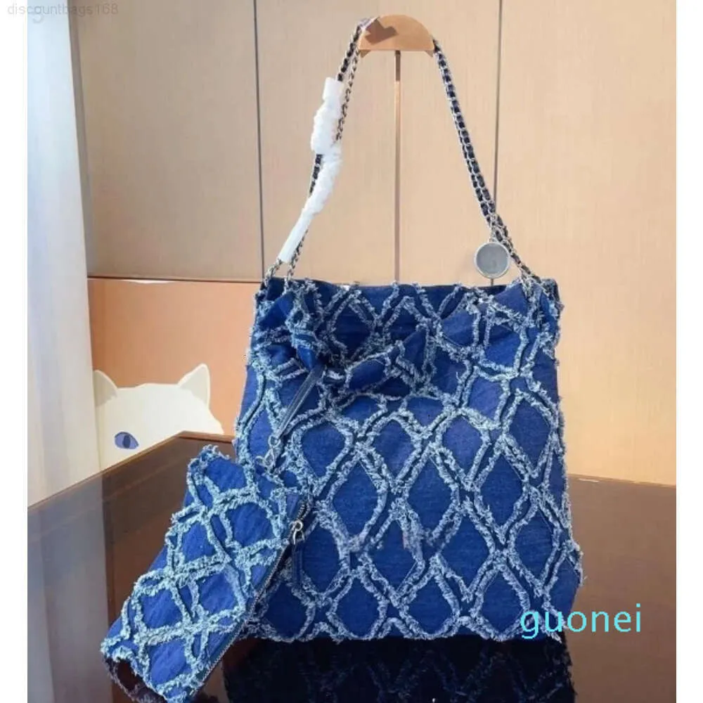 Designer tas denim boodschappentas tas backpack reis ontwerper vrouw sling body meest dure handtas met zilveren ketting gabrielle gewatteerde luxurl