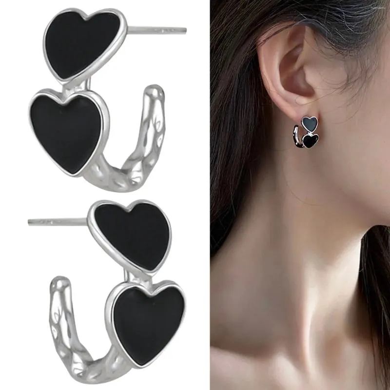 Boucles d'oreilles Boho Love Women's Dark Sweet Cool Style Fashion