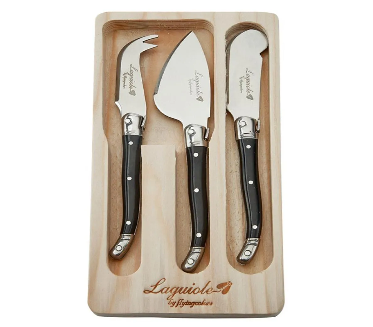 3PCS Laguiole Cheese Set Set Uprzepustacze masła Czerwone Rainbow Cheese Knives Scraper Slicker narzędziowy Zasilanie 59039039155826380