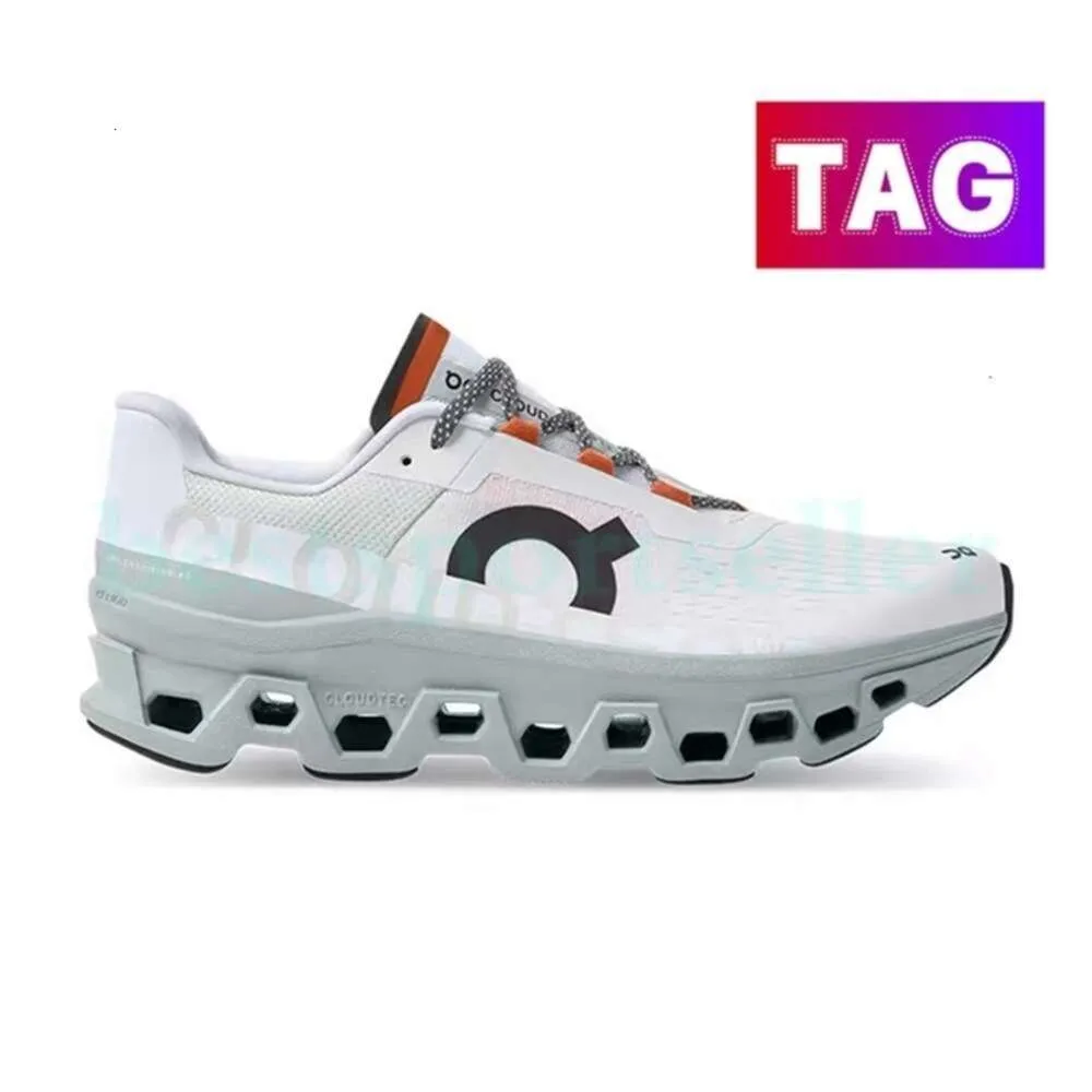 Cloudstratus أحذية عارضة أحذية Cloudm Running Shoes Cloud Monster Lightweight Cushioned Men Women Runner Sneakers White Soft Movement Dagate